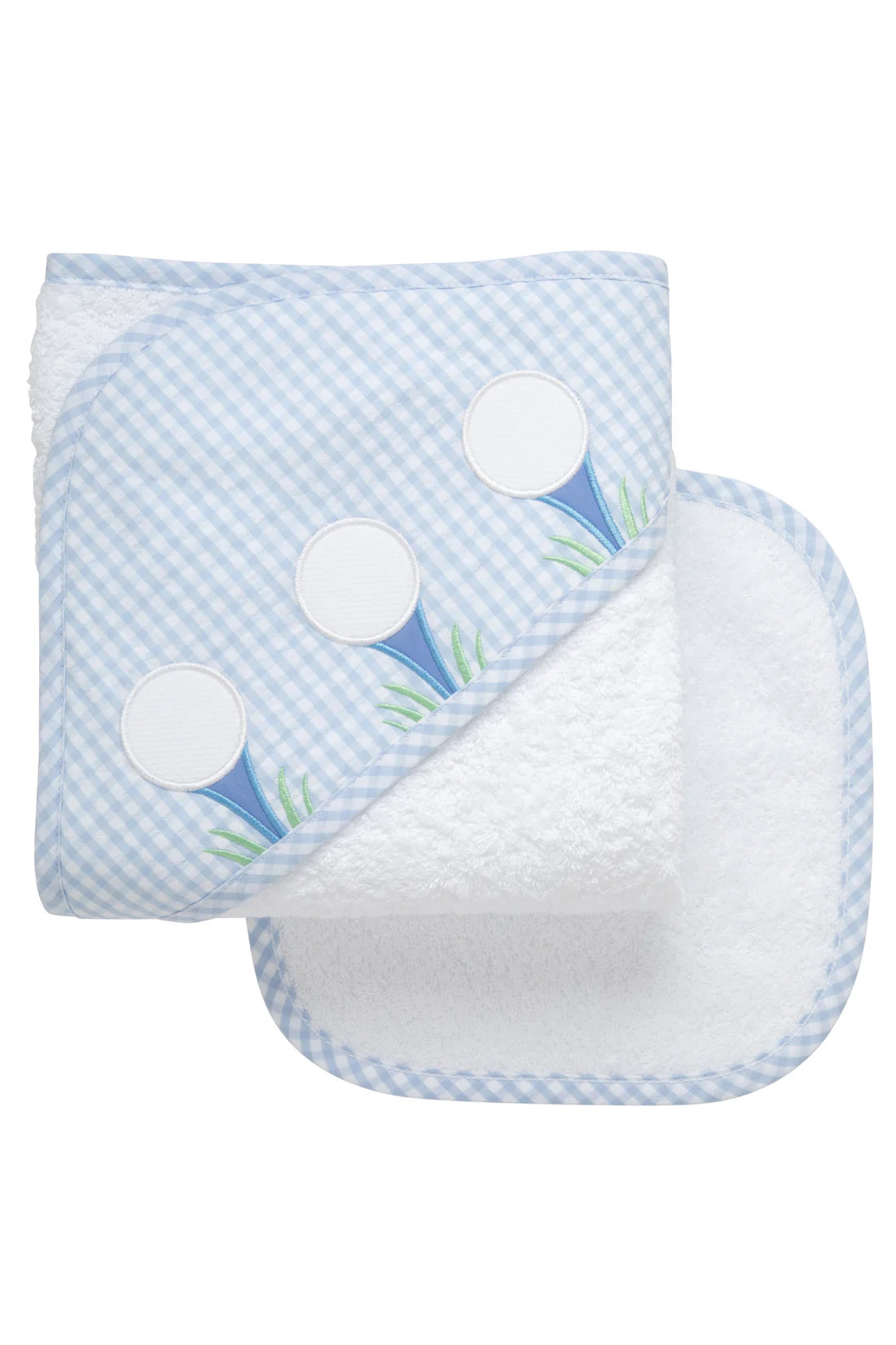 Golf Applique Hooded Towel & Washcloth Set