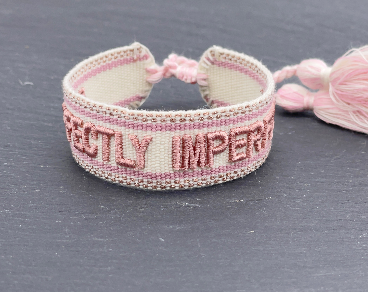 PERFECTLY IMPERFECT Woven Statement Bracelet