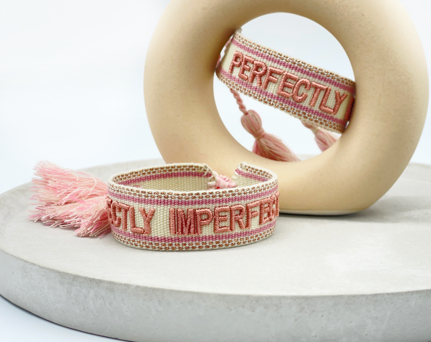 PERFECTLY IMPERFECT Woven Statement Bracelet