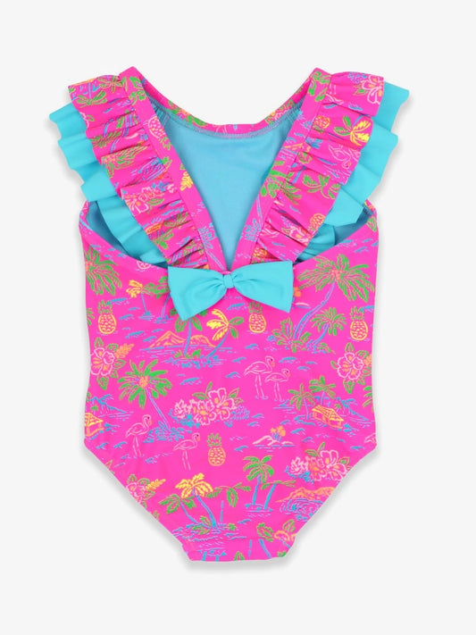 Ruffle One Piece - Neon Island TIme