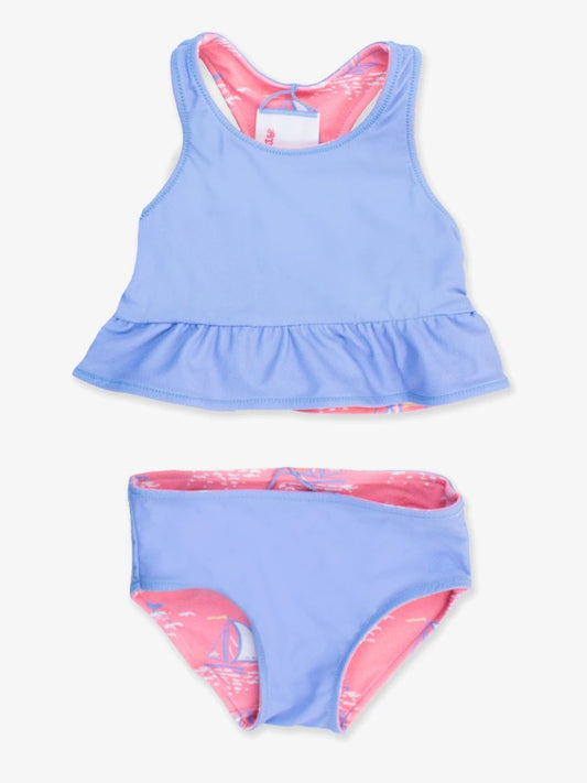 Pink Seas The Day - Reversible Tankini