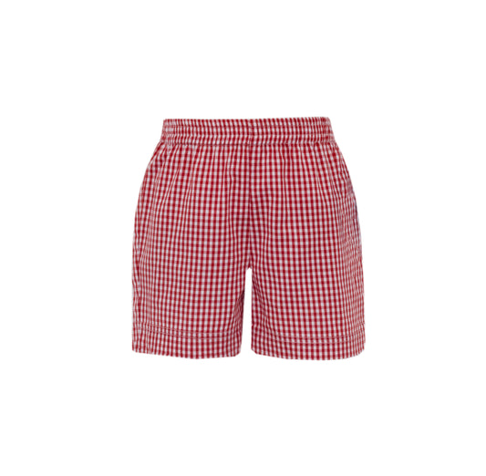 Anavini ABC's Red Gingham Boy's Set