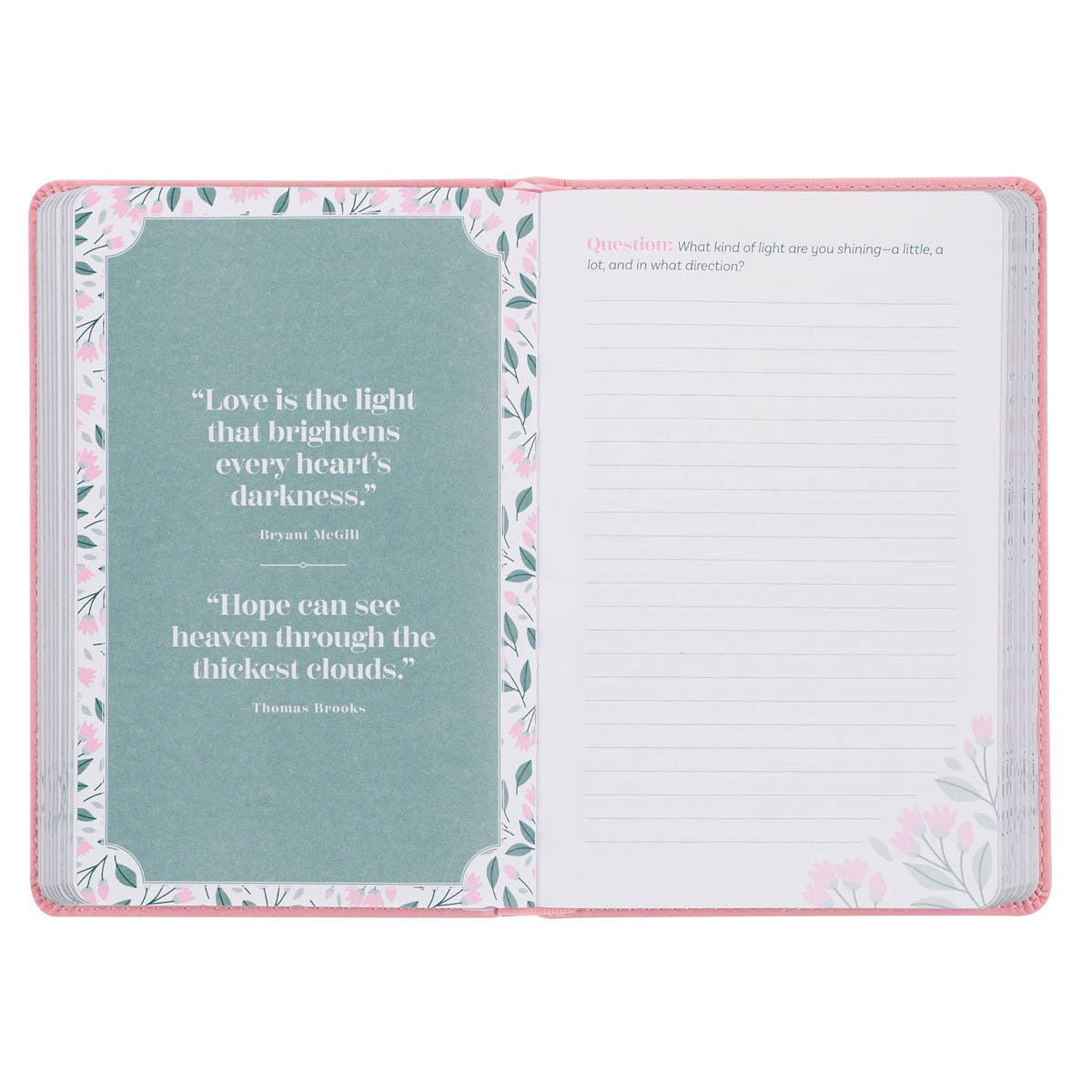Devotional Look Up, Girl- Faux Leather Cover