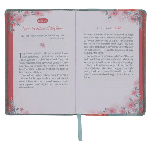 Devotional Trusting God's Plan- Faux Leather Cover