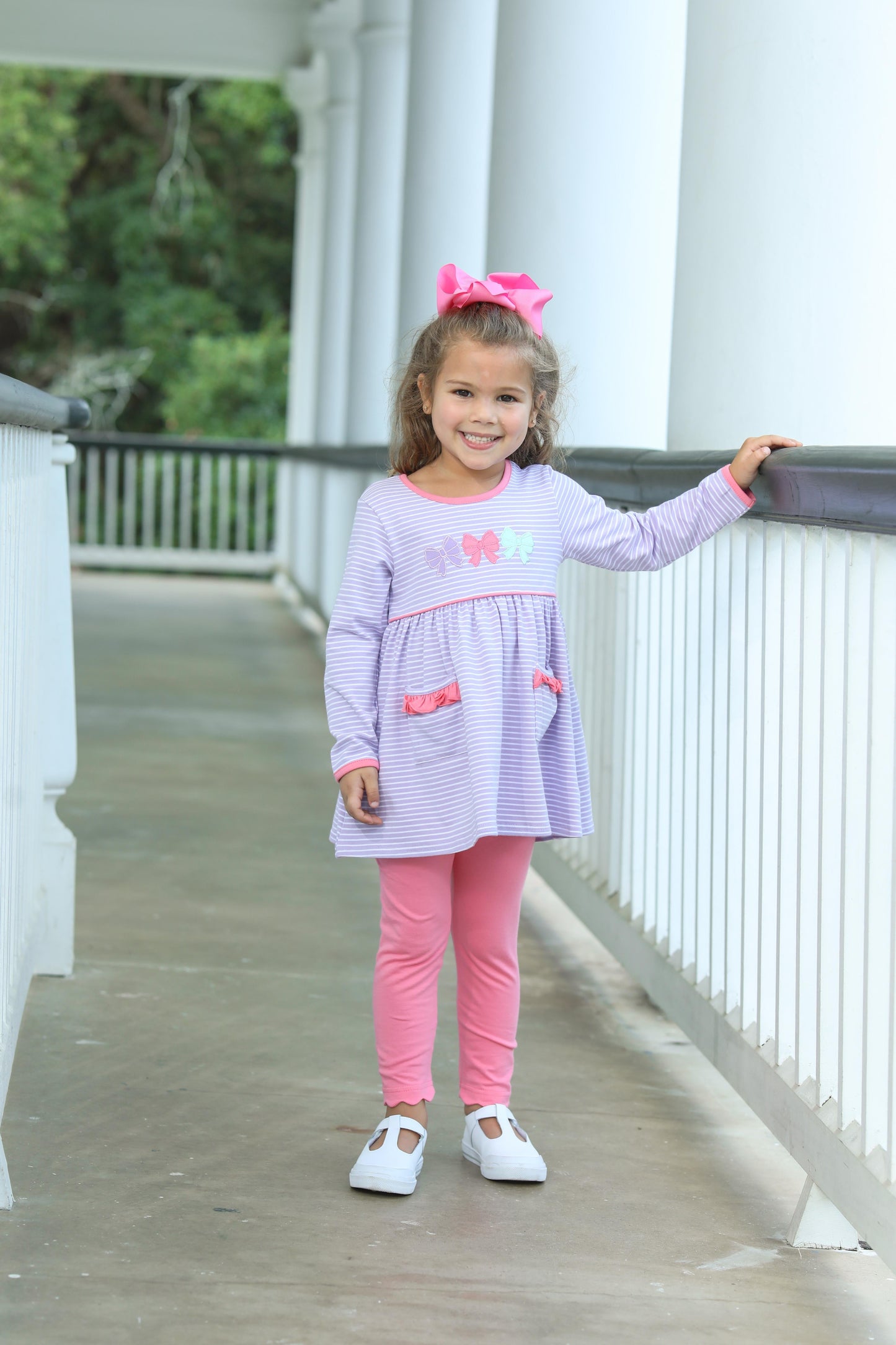 Bow Trio Pants Set