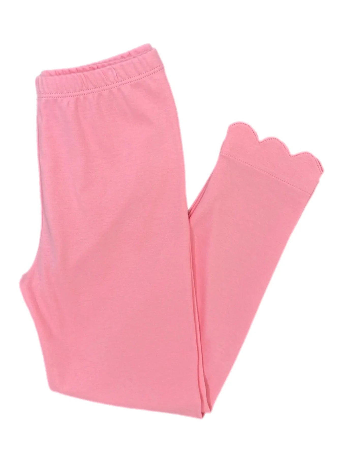 Light Pink Scalloped Leggings