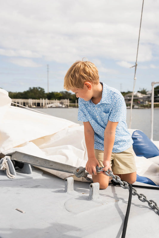 Inshore Preformance SS Polo - Tuna