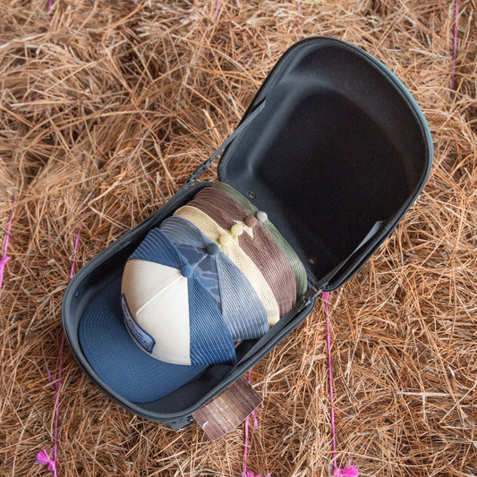 Old South 6 Hat Travel Case- Duck Pattern