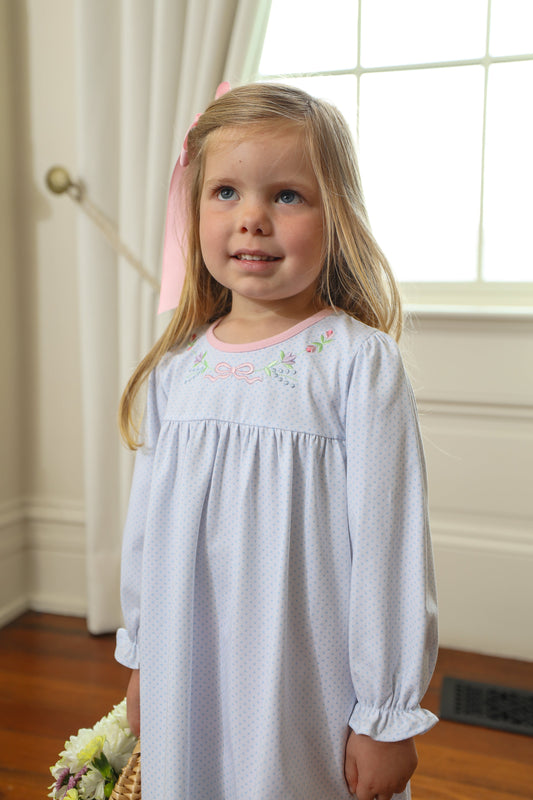 Floral Embroidery Dress