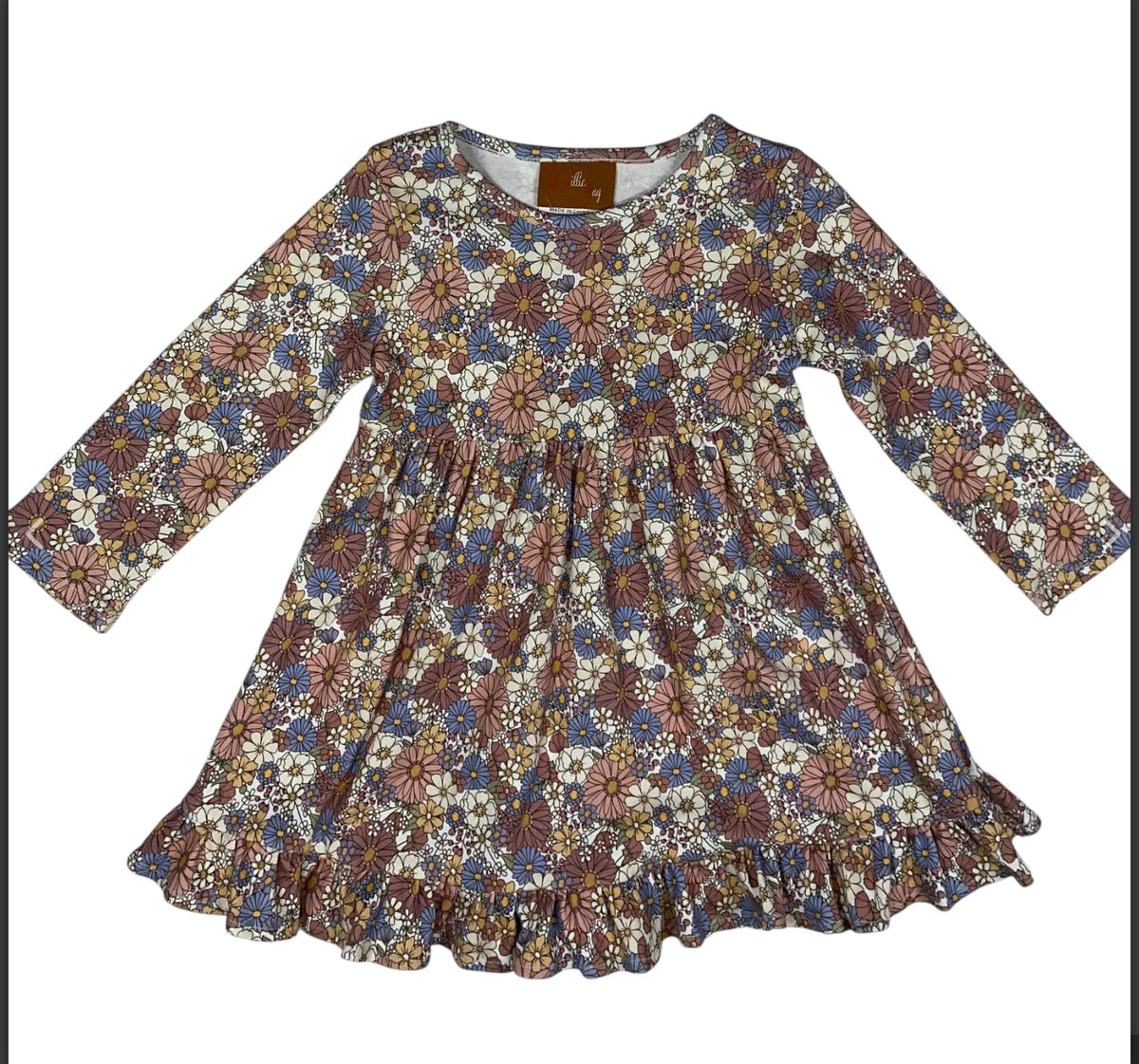 Rose Floral L/S Dress