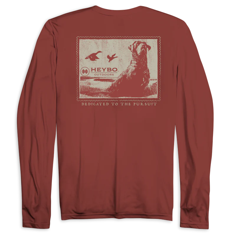 Weathered Lab Stamp Long Sleeve