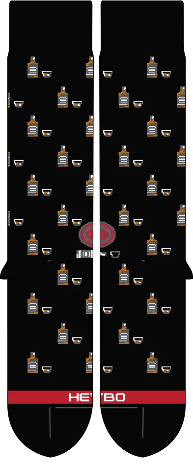 Heybo Sock: Bourbon Glasses