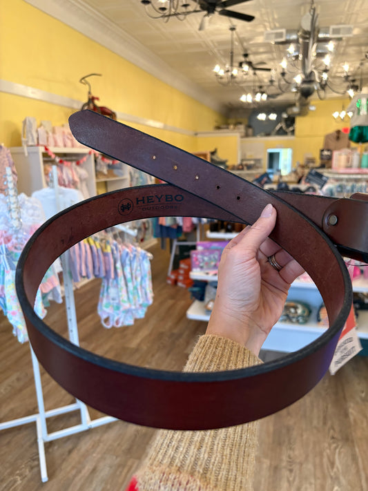 Heybo Mens Leather Belt