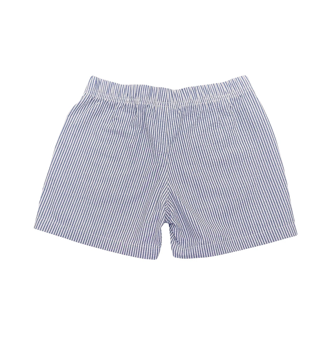 Naples Navy Seersucker Short