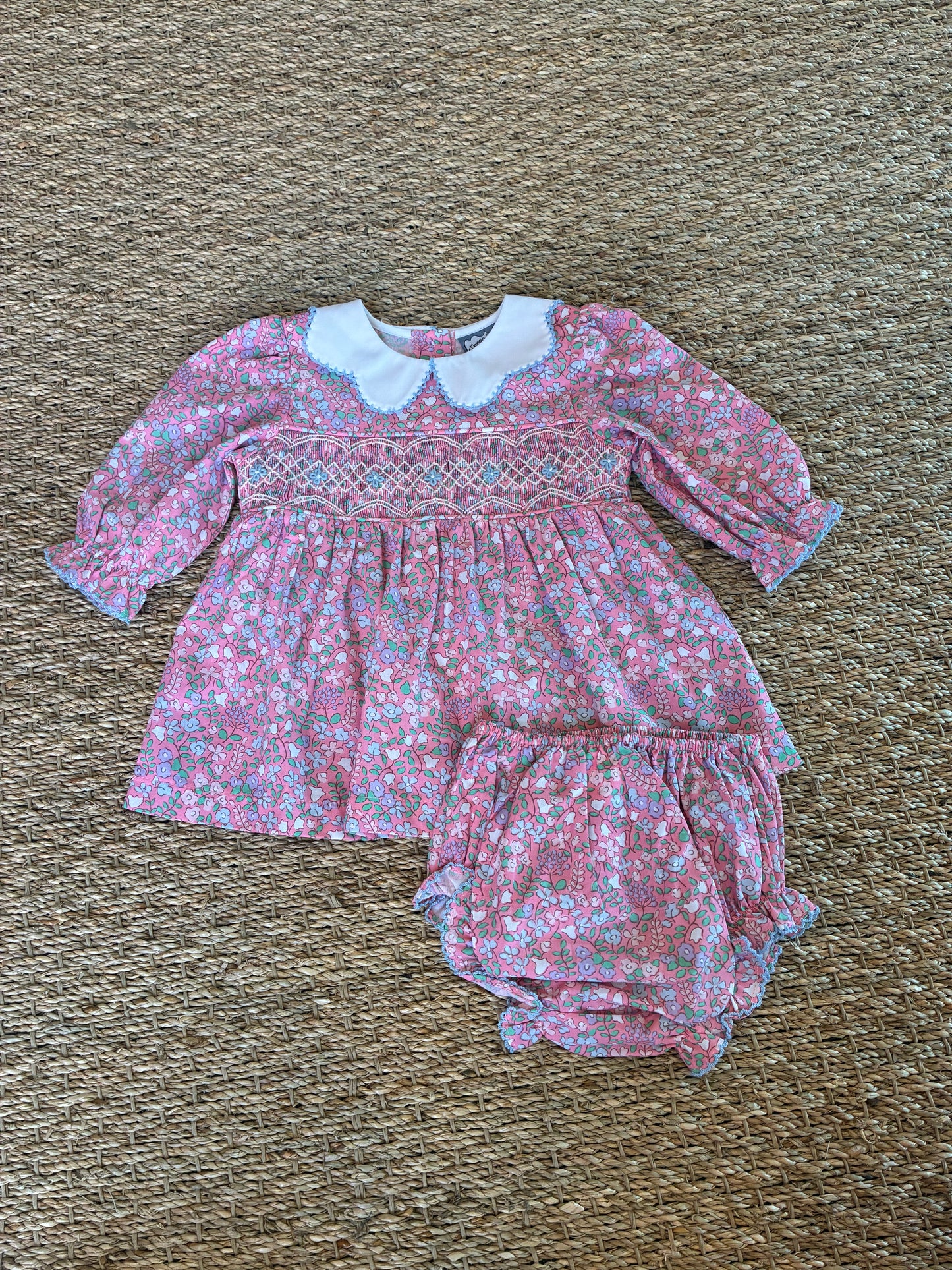 Mulberry Meadow Smocked Bloomer Set