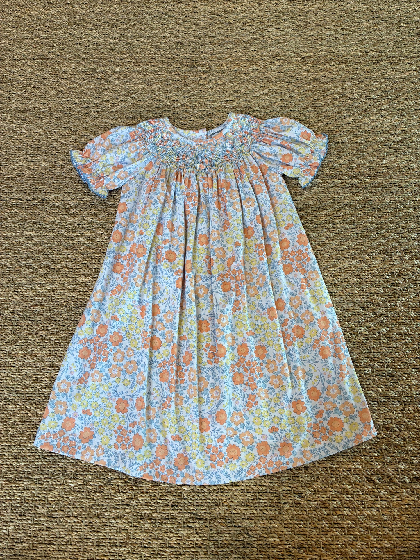 Autumn Breeze Smocked Bishop