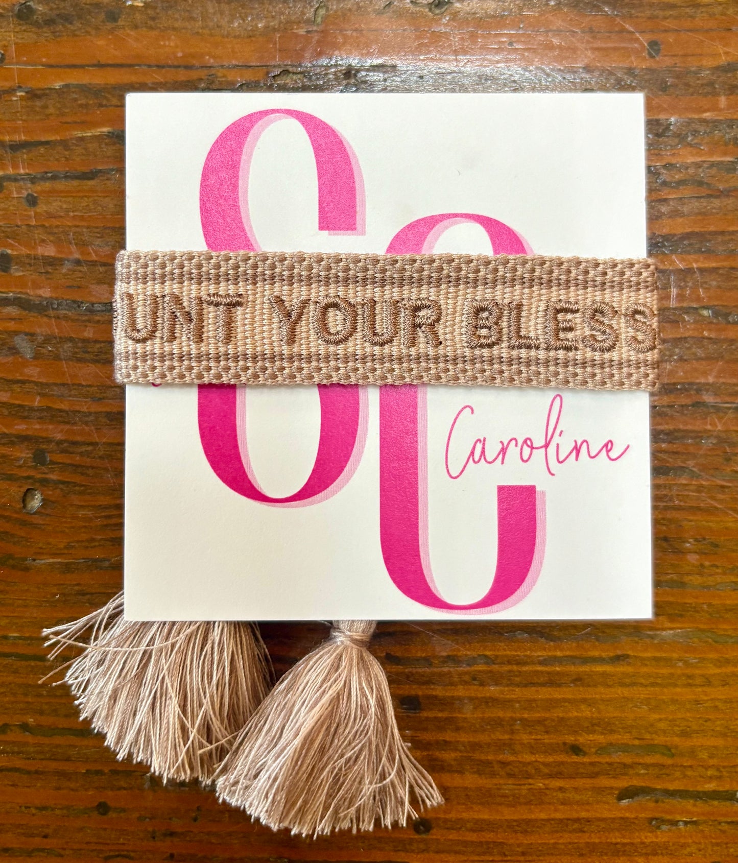 Count Your Blessings Tassel Bracelet