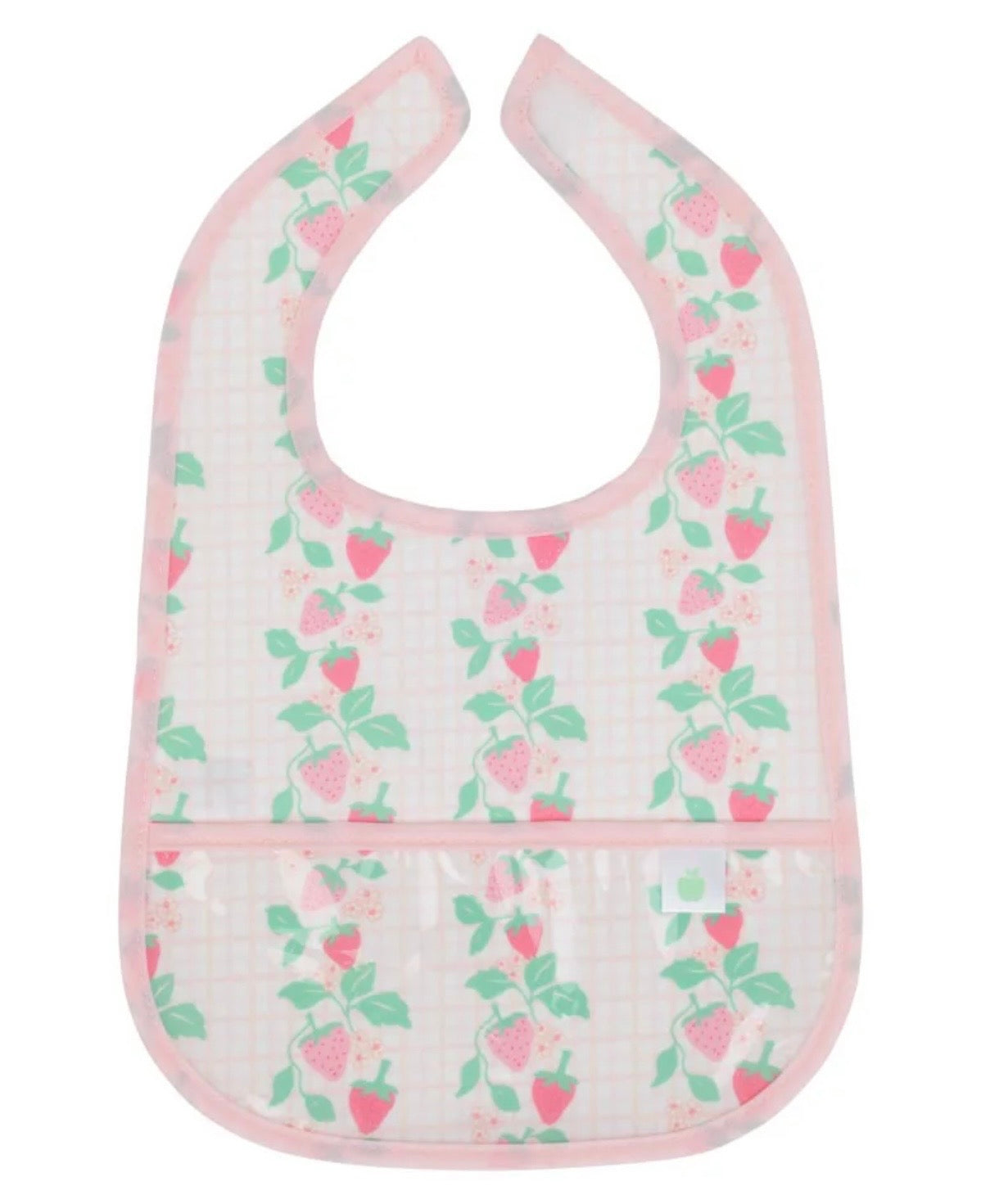 The Wipe It Bib - Strawberries