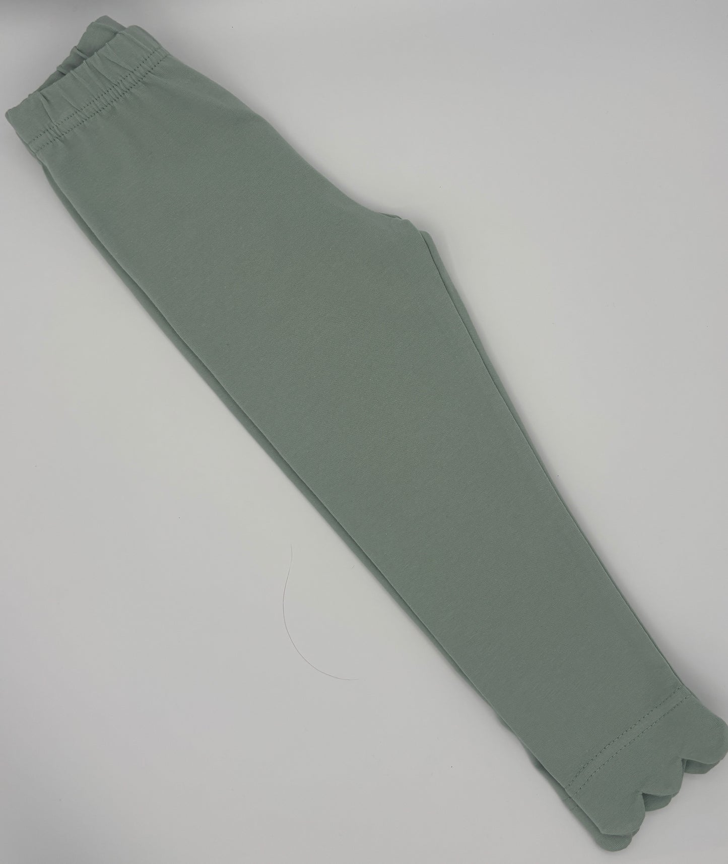 Sage Scalloped Leggings