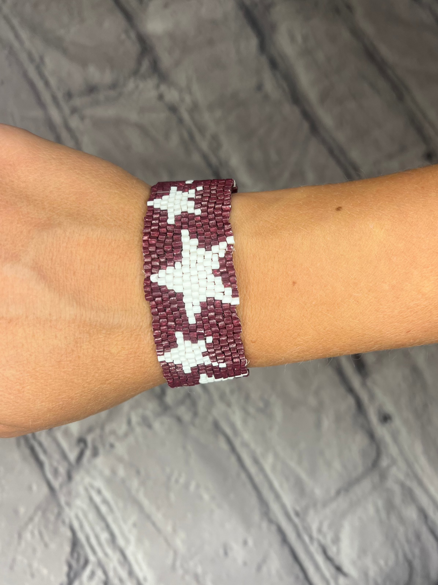 Garnet Star Bracelet