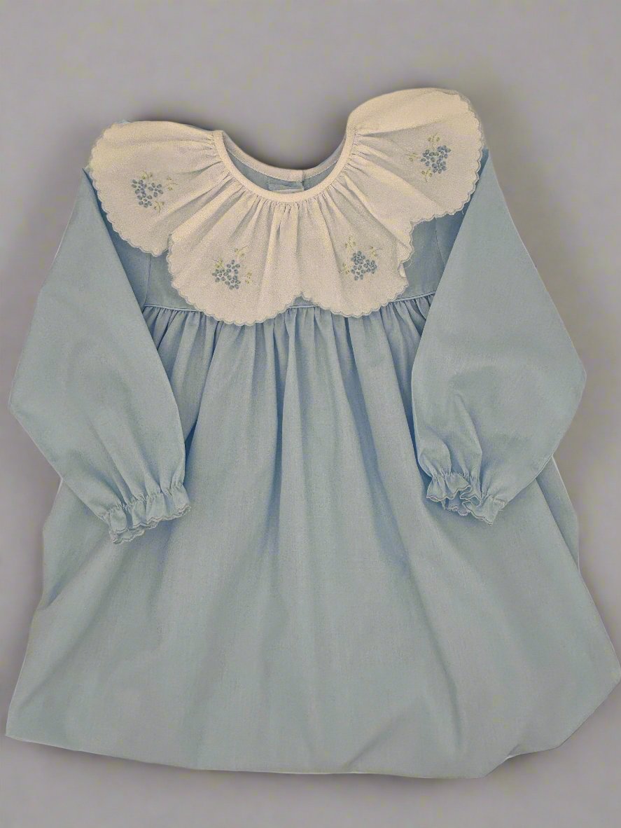 Blue Floral Petal Dress