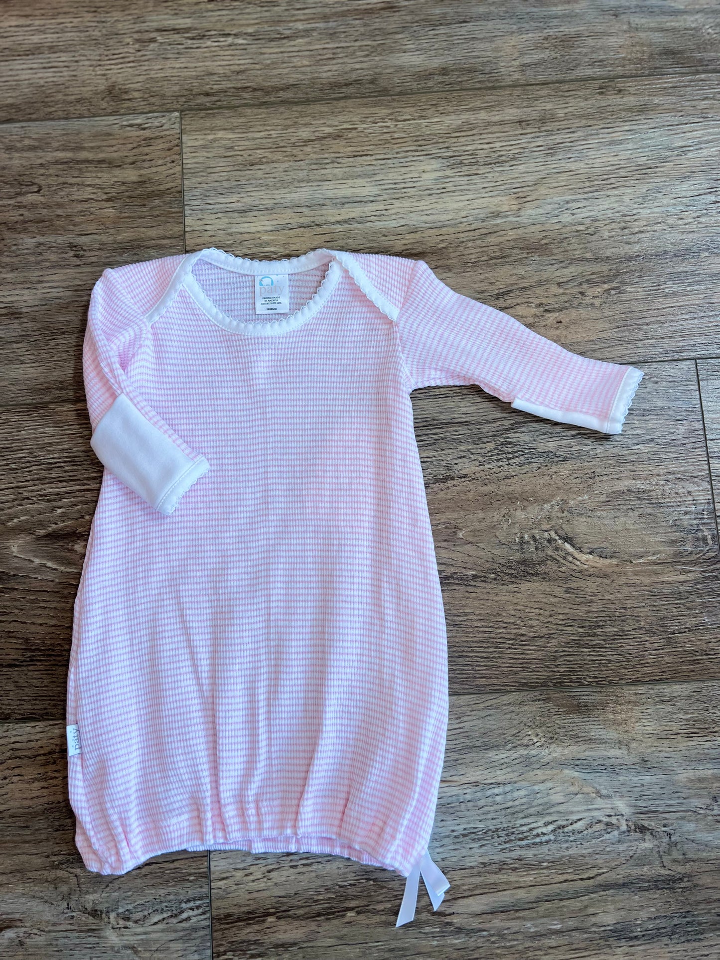 Rib Knit Gown - Pink