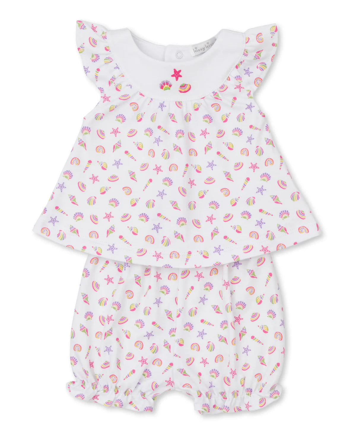 Sunsuit Set-Sea Shell Magic
