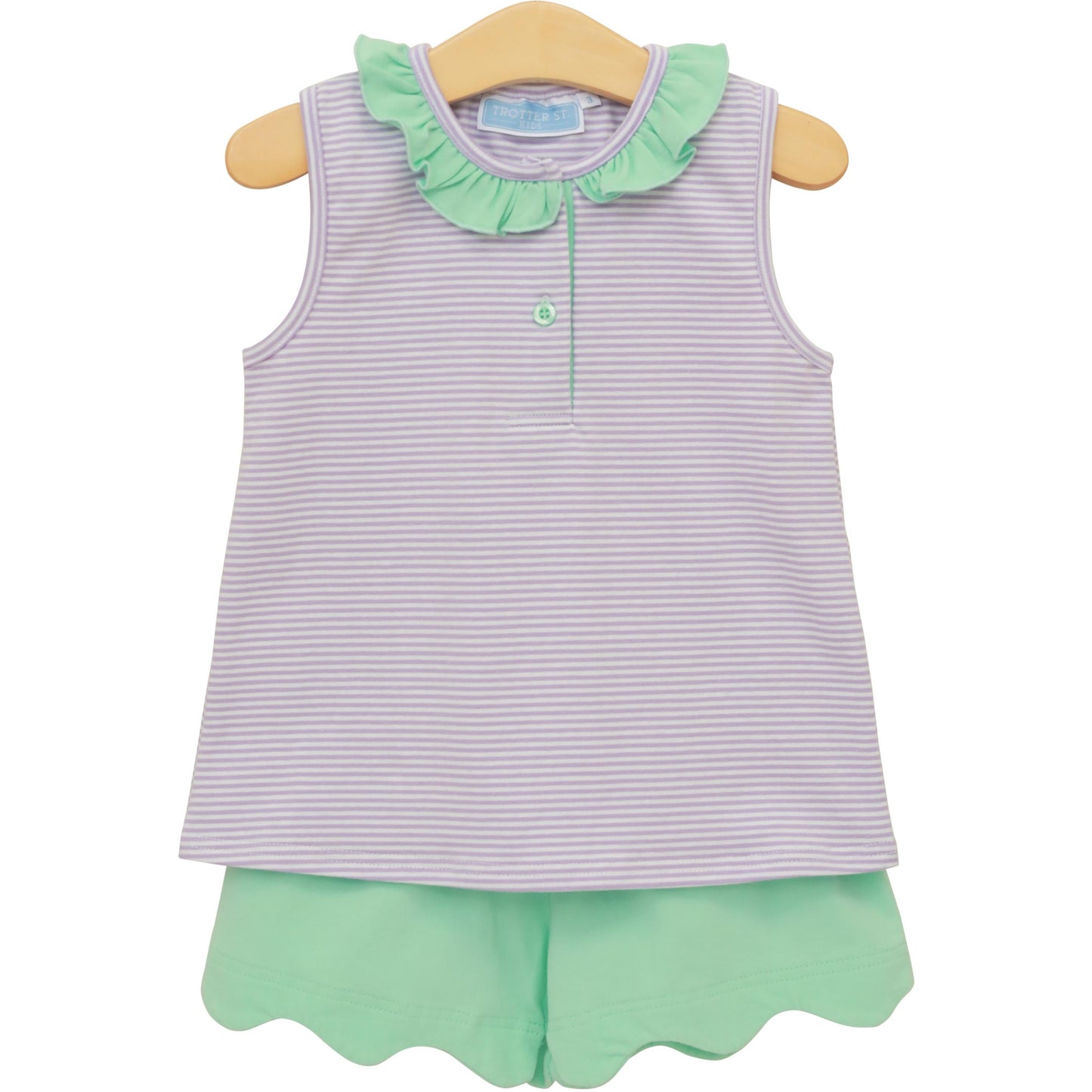 Nora Short Set - Lavender/Mint