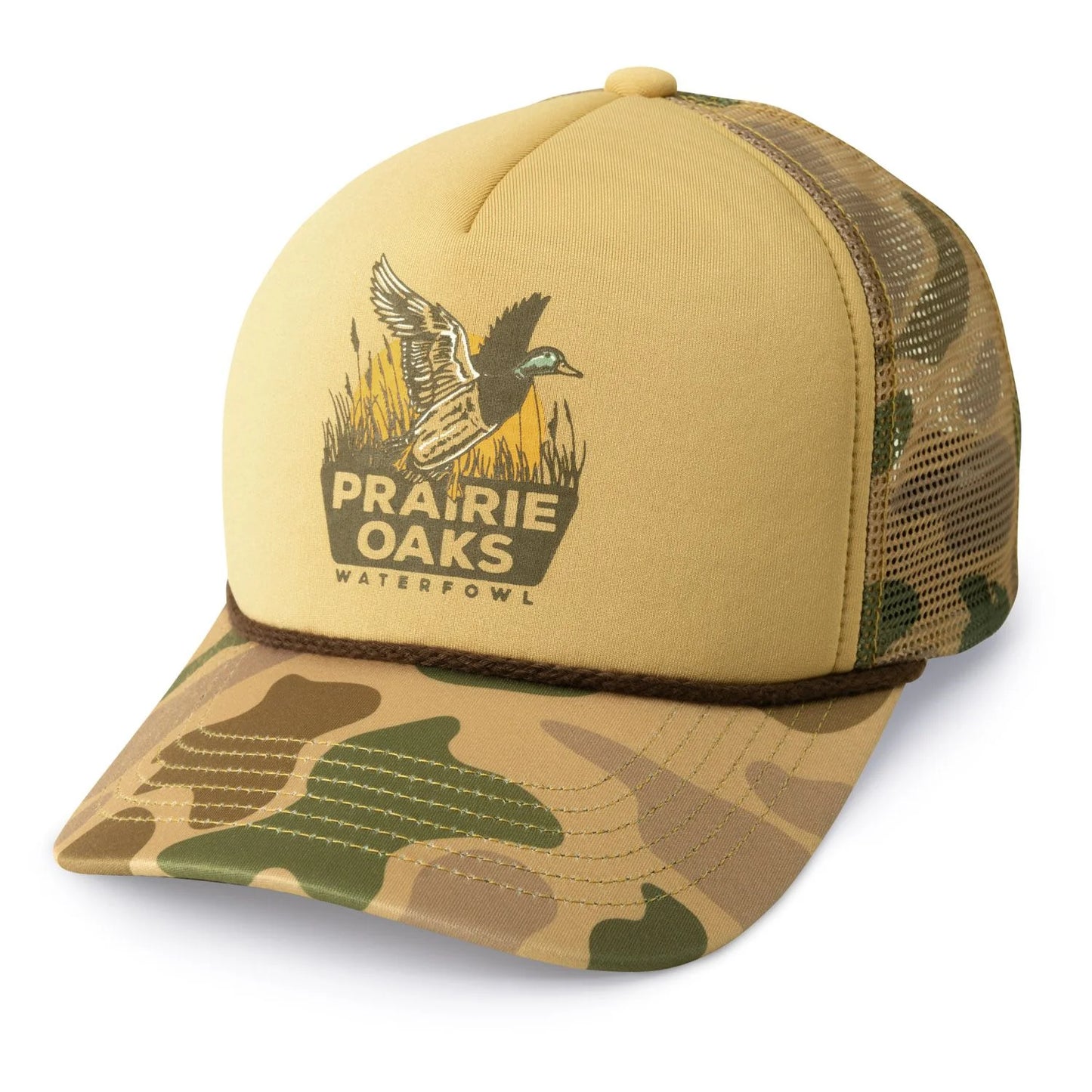 Prairie Oaks Camo Foam Trucker Hat