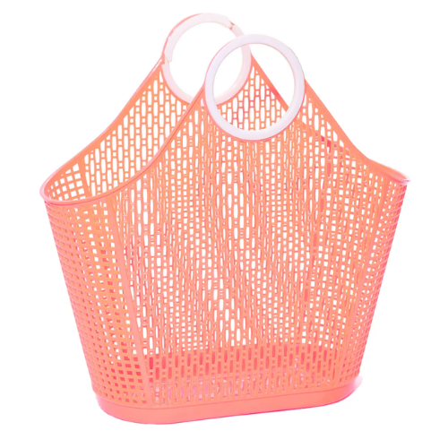 Fiesta Shopper Jelly Bag - Peach