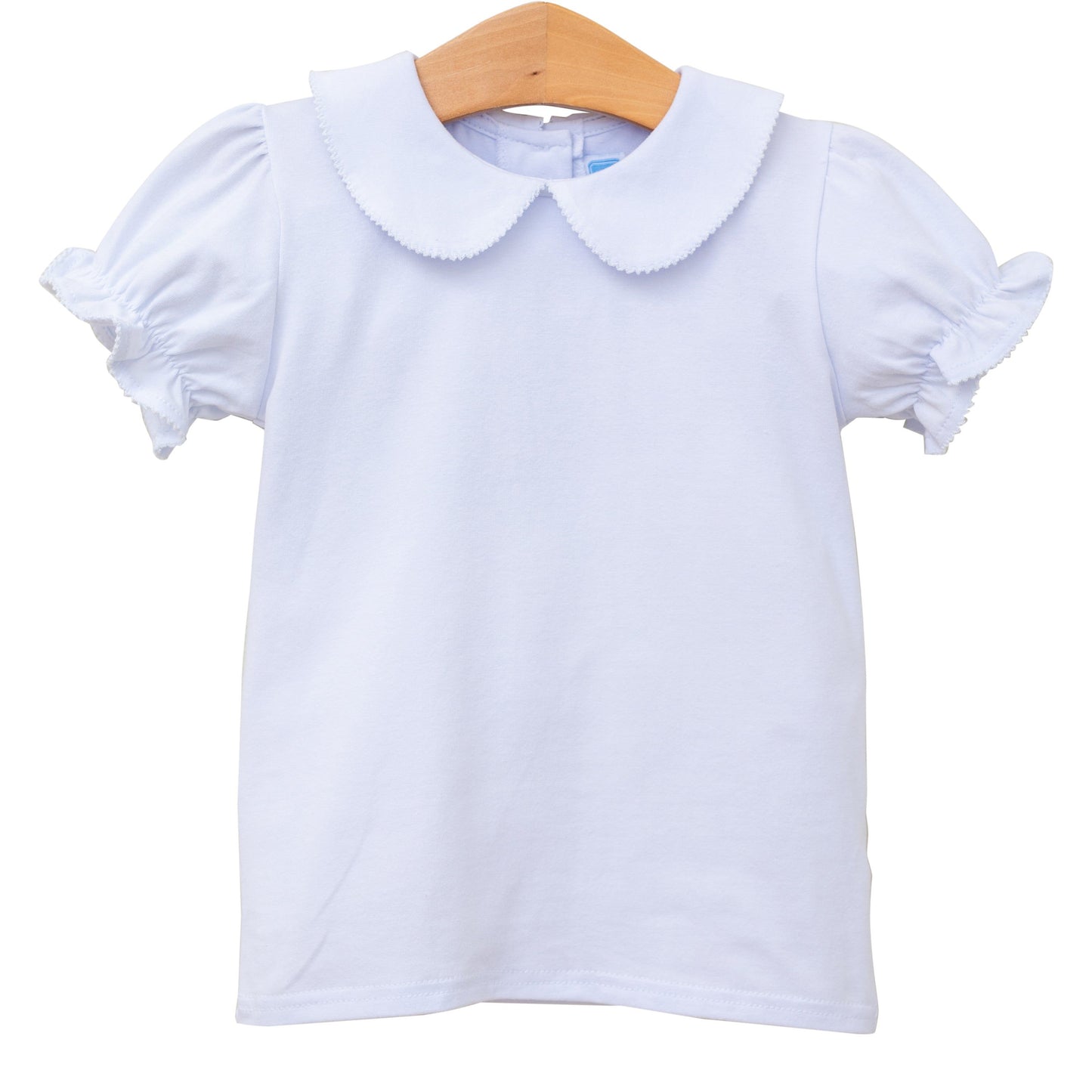 Peter Pan Collar Top-White