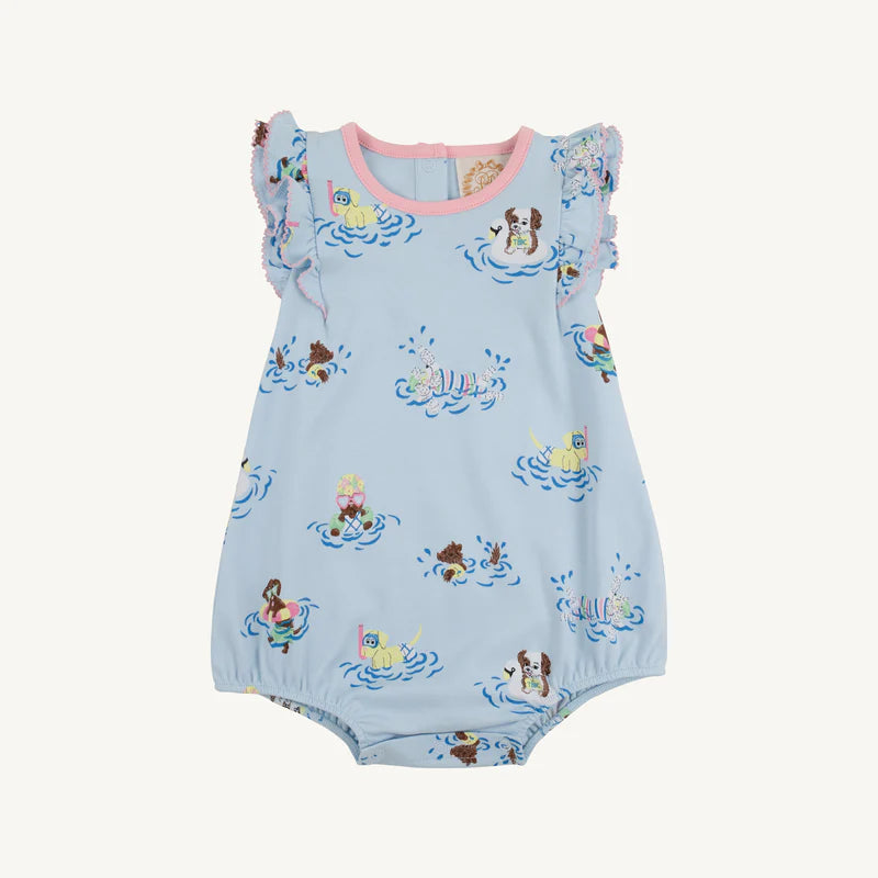 Ruehling Ruffle Bubble Doggy Paddle/Sand Pearl Pink