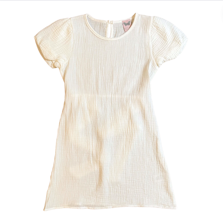 Ivory Belted Dress