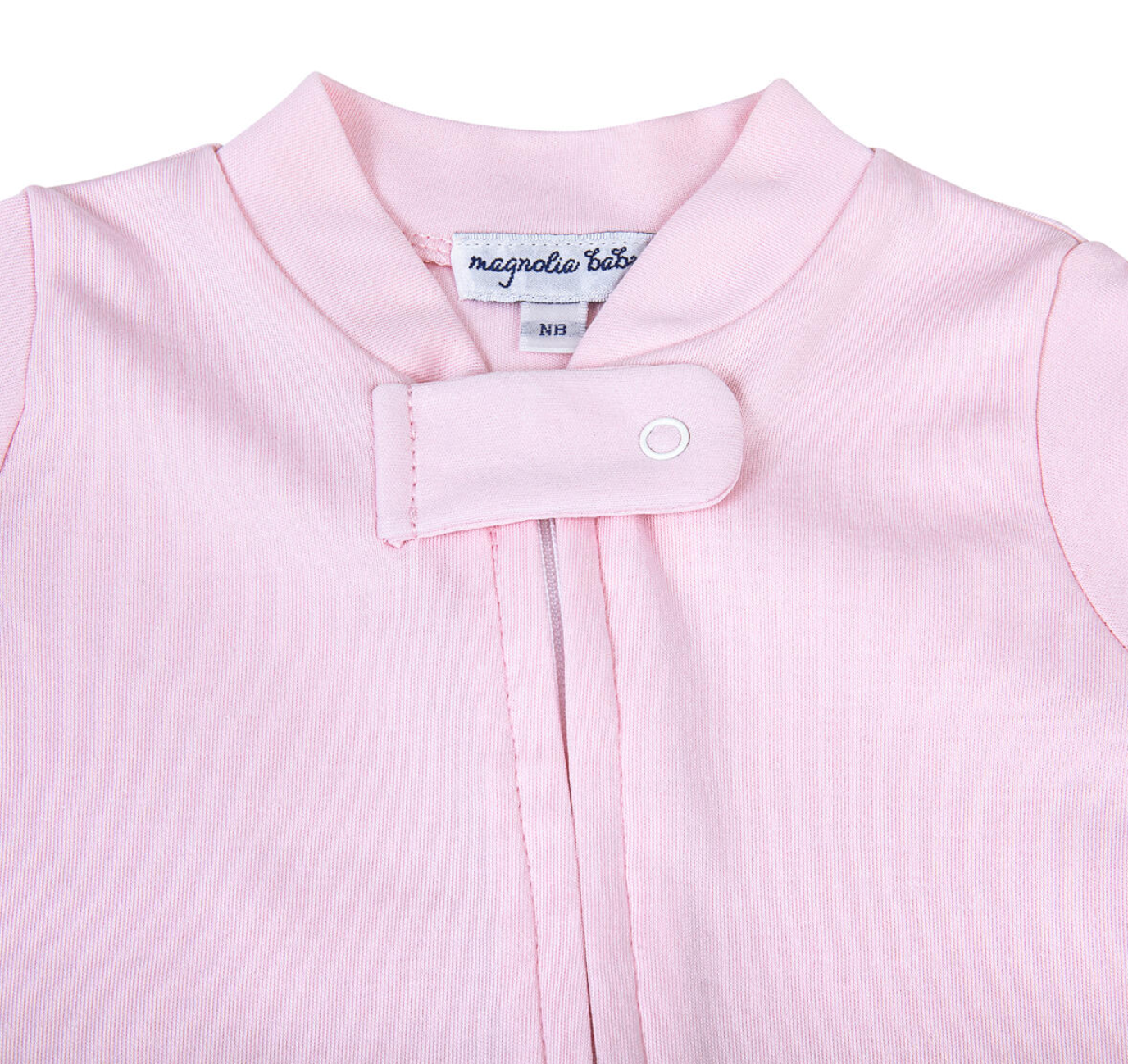 Classic Pink Zipper Footie