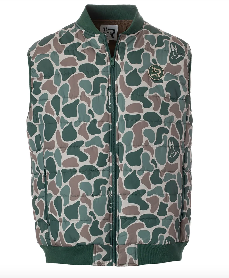 Roost Camo Puffer Vest