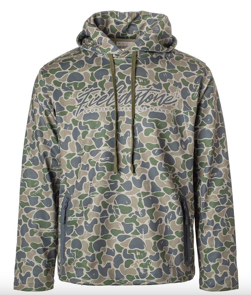 Backwoods Script Camo Hoodie