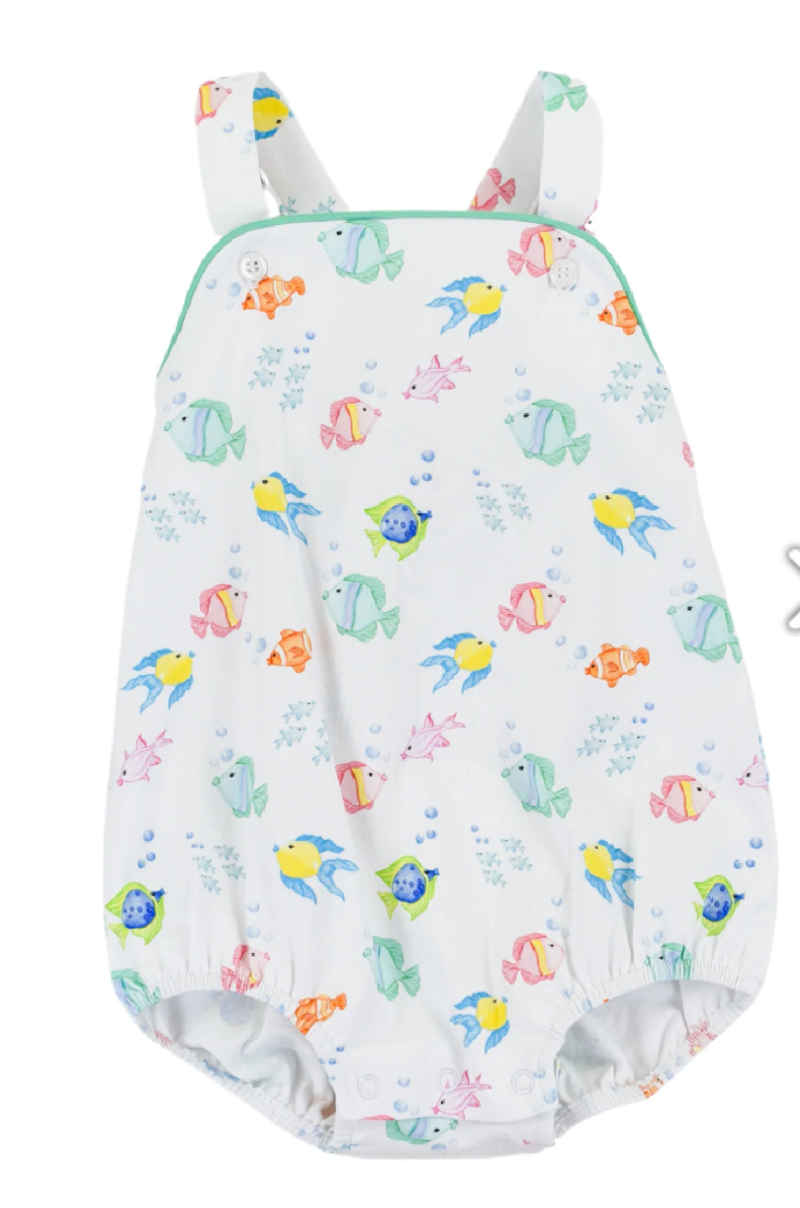 Fish Frenzy Boy Sunsuit