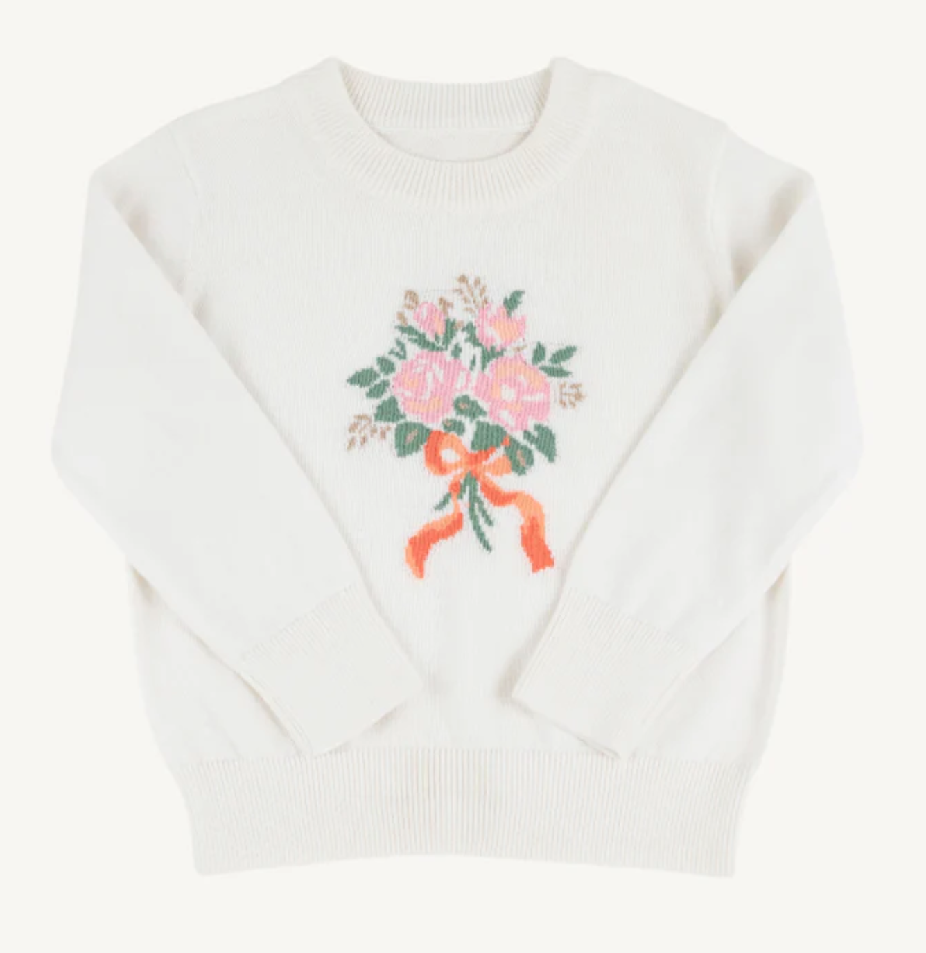 Isabelle's Intarsia Sweater - Floral Bouquet