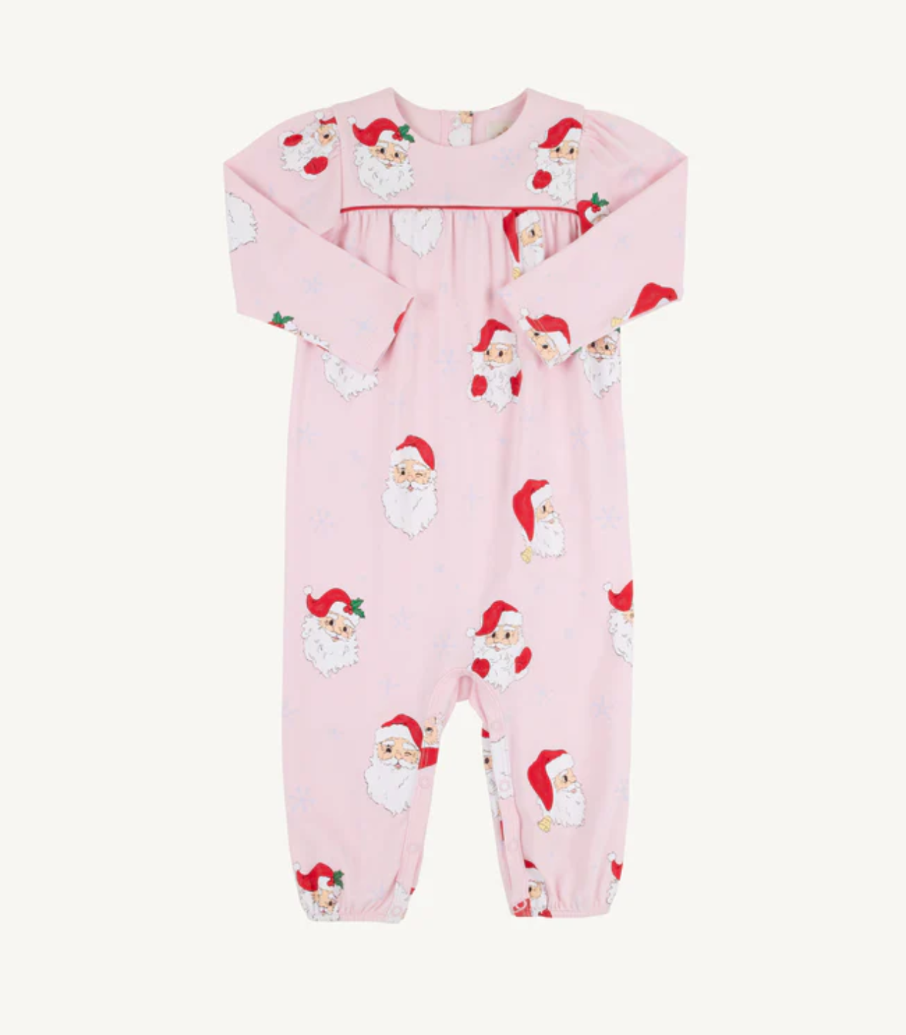 Long Sleeve Penny's Playsuit - Palm Beach Pink