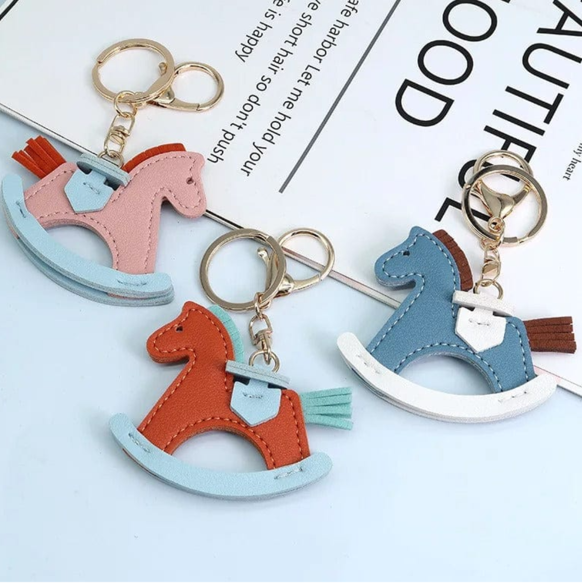 Rocking Horse Keychain