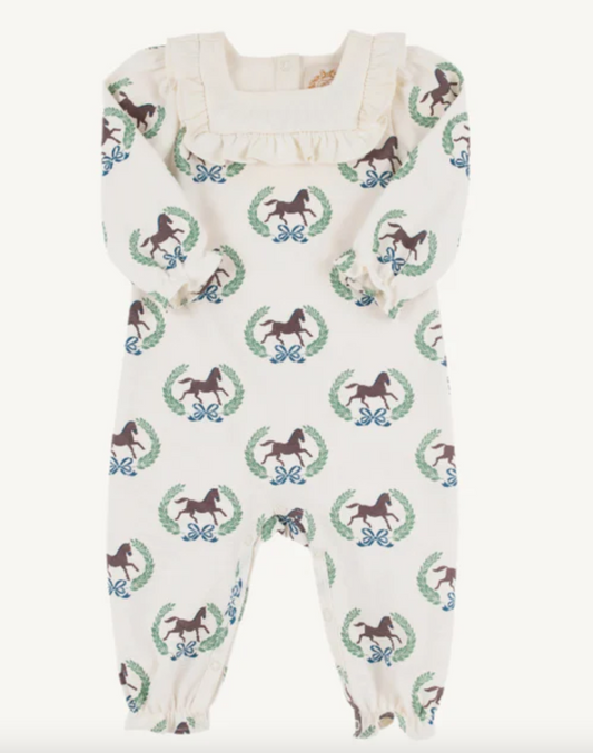 Darla Day Romper - Highland Horses.
