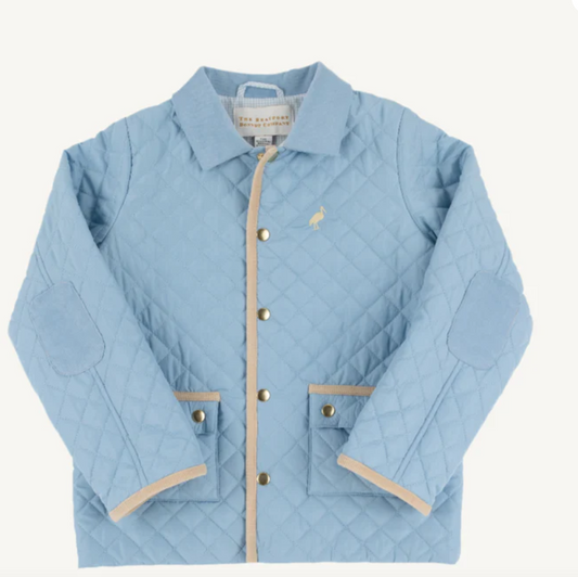 Caidwell Quilted Coat - Barrington Blue