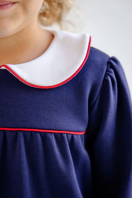 LS Maerin Fitz Frock - Nantucket Navy