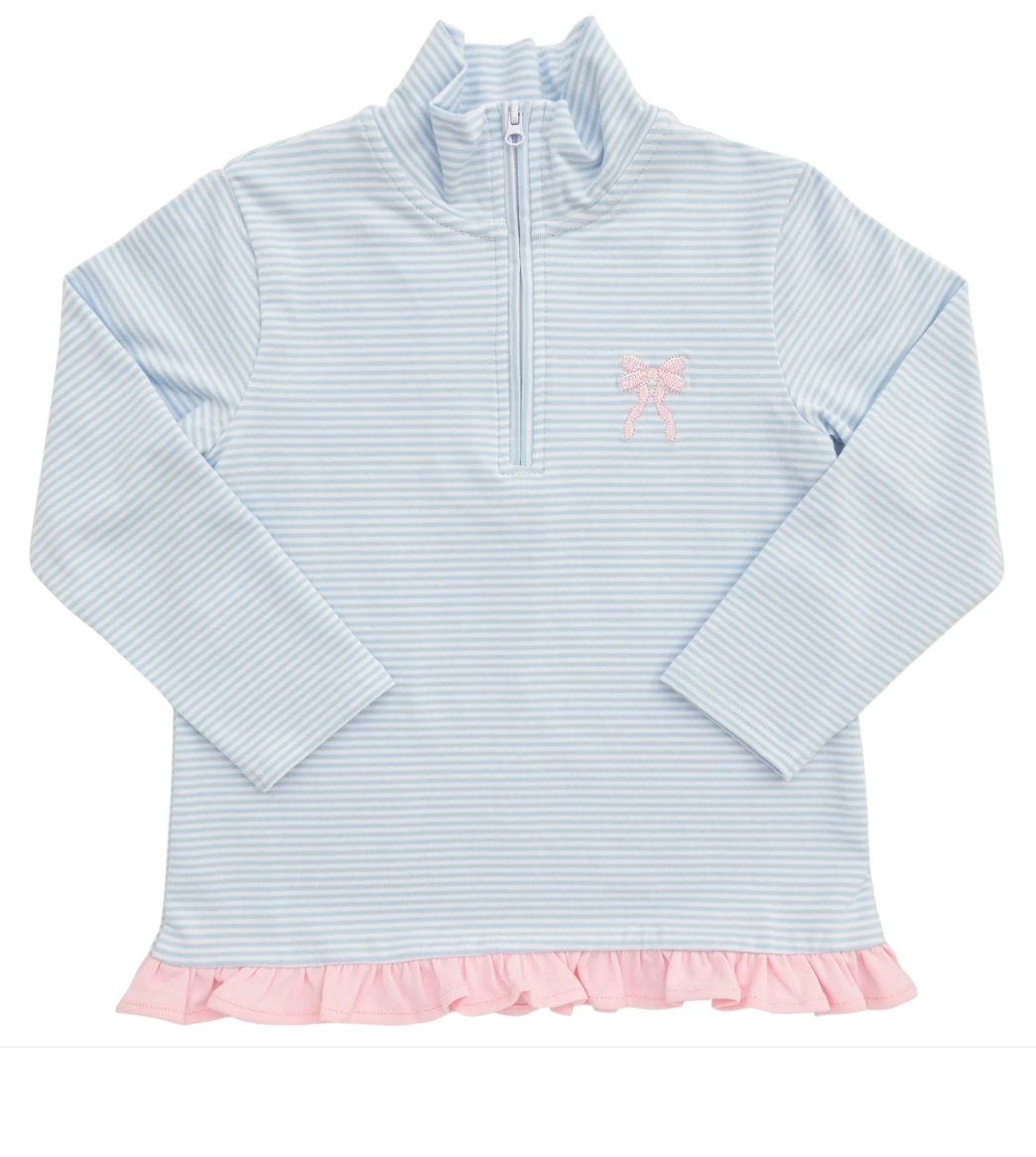 Bow Ruffle Pullover