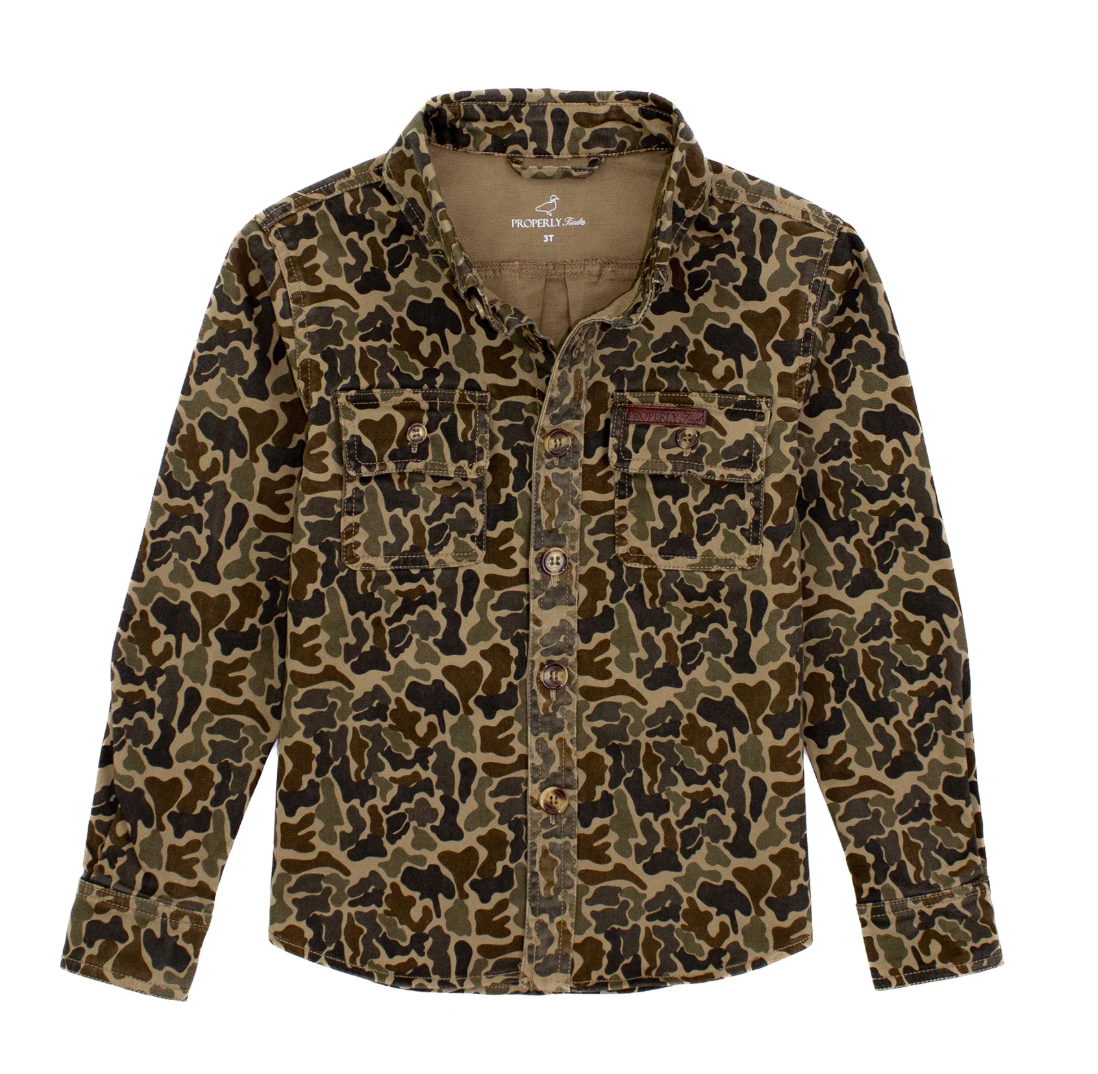 PROPERLY TIED HARVEST WORKSHIRT CAMEL main image 0