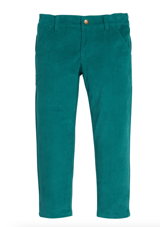 Twiggy Pants - Peacock Velvet