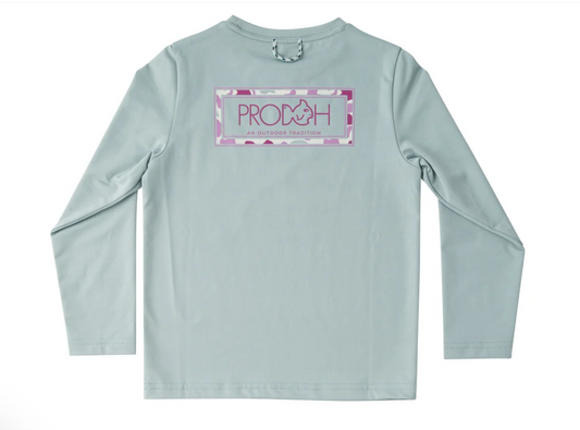 Girls Pro Performance Tee - Blue Surf