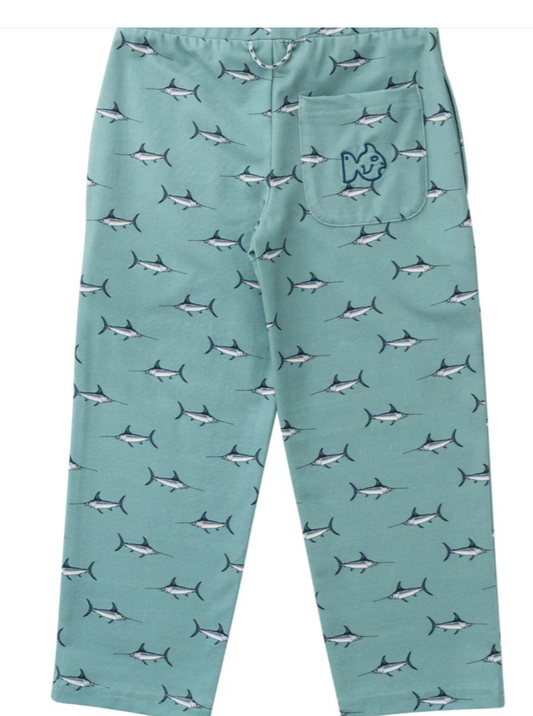 Kids Lounge Life Pants - Swordfish Print