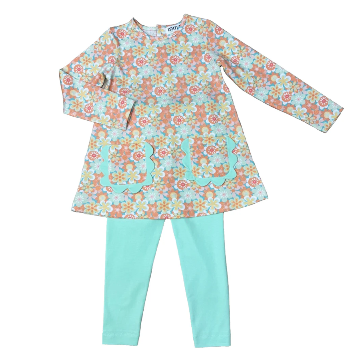 Retro Daisy Leggings Set