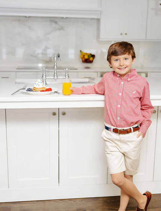 Deans List Dress Shirt - Richmond Red